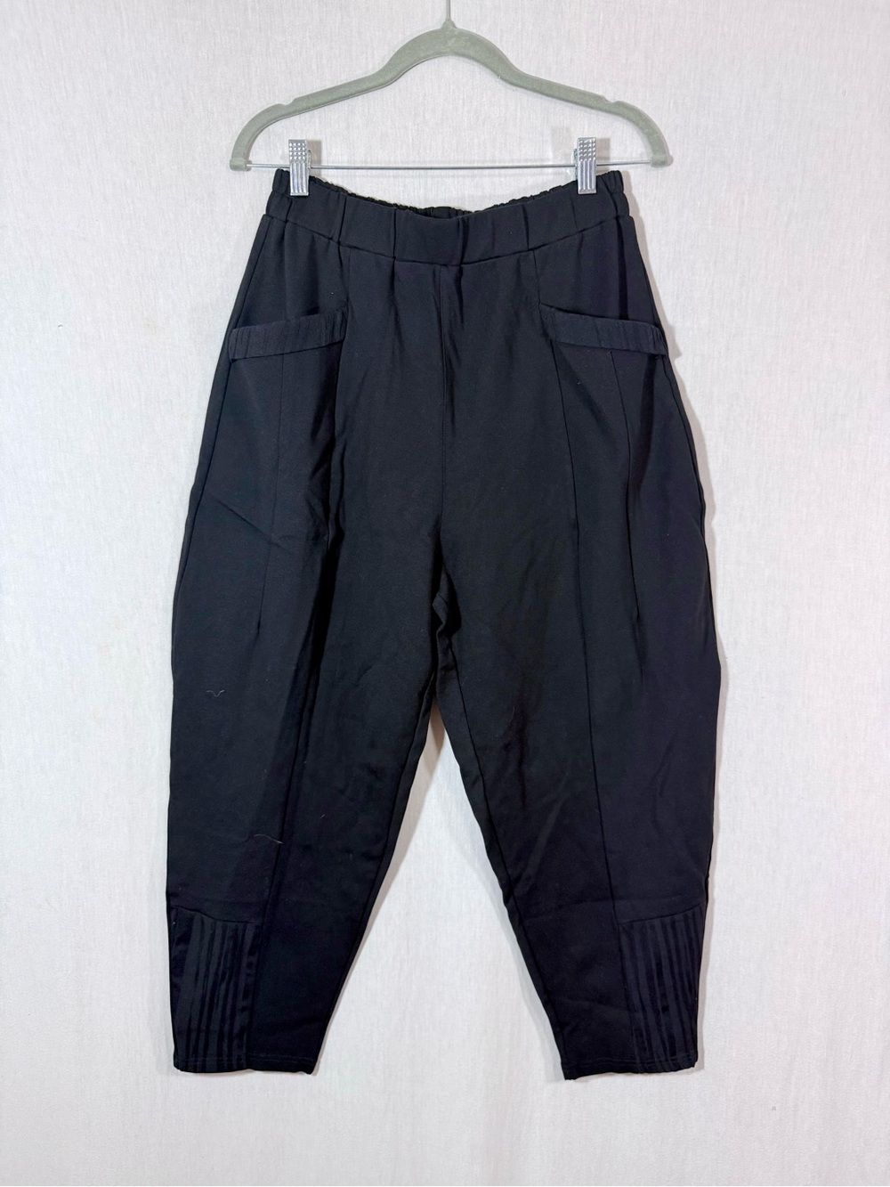 Men’s XL baggy harem balloon pants Black Casual Tapered Pants